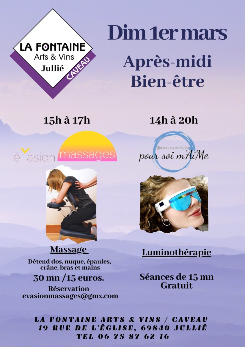 Flyer bien-être dim 1er mars 2020