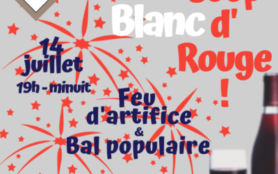 Jeudi 14 juillet : Feu d’artifice & Bal populaire !