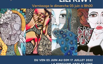 Du 3 juin au 17 juillet : exposition de peintures de Lili Kiwy