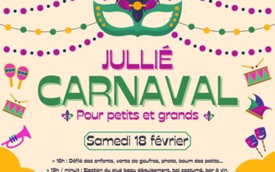 Samedi 18 février : Carnaval pour tous !