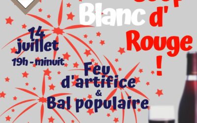 Vendredi 14 juillet : Feu d’artifice, foodtruck & bal populaire !