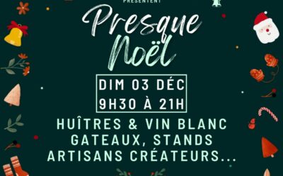 Dim 03 dec de 9h30 à 21h : Presque Noël !!