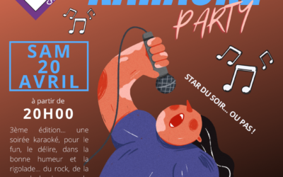 Sam 20 avril à 20h :  Karaoké Party !