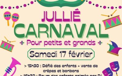 Samedi 17 février : Carnaval pour Petits et Grands !