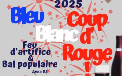 Dim 13 juillet 2025 : Feu d’artifice & Bal populaire !