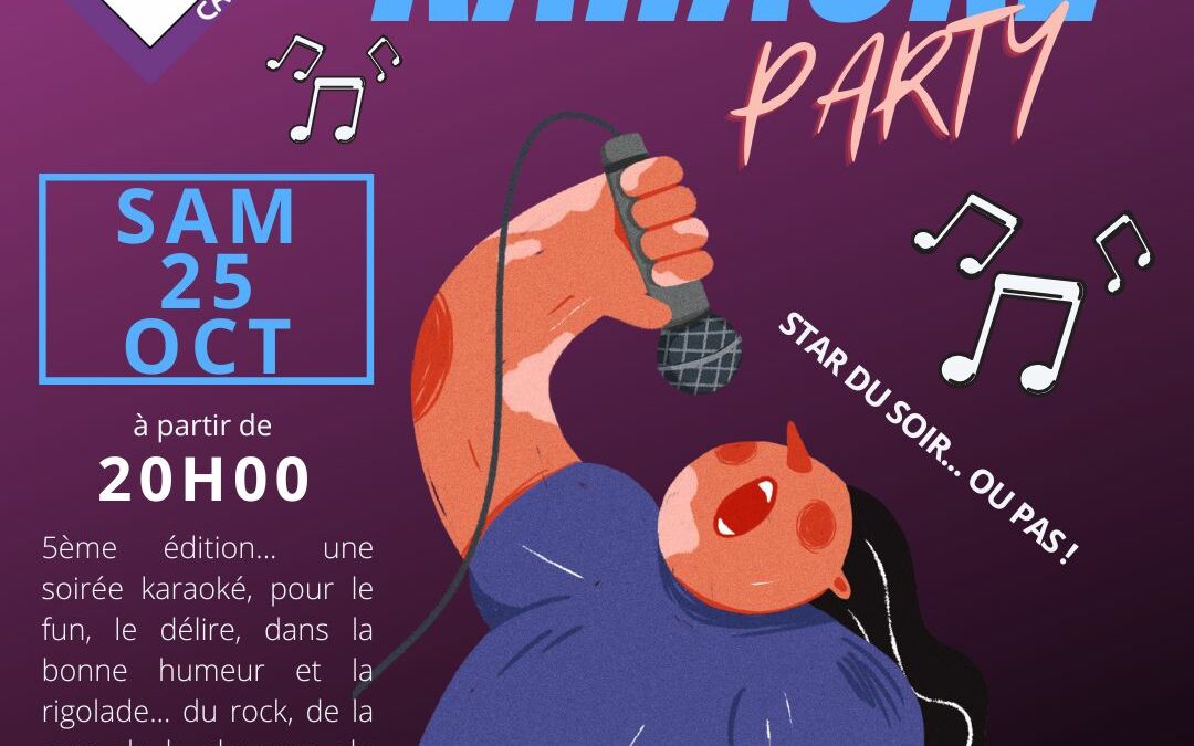 Samedi 25 octobre : Karaoké Party !