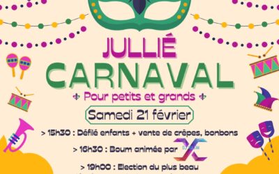Samedi 21 février : Carnaval pour petits & grands !