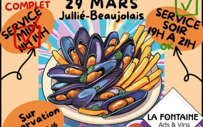 Dimanche 29 mars : moules-frites !