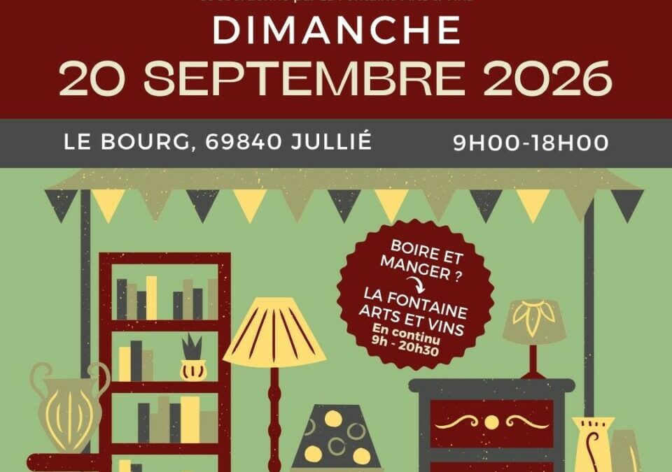 Dimanche 20 septembre : Vide-maisons du village !